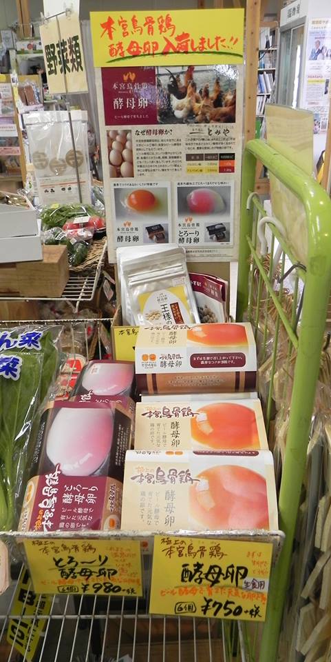 本宮烏骨鶏　酵母卵・とろーり酵母卵が入荷