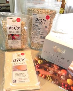 ＜はとむぎ取り扱い商品一例＞